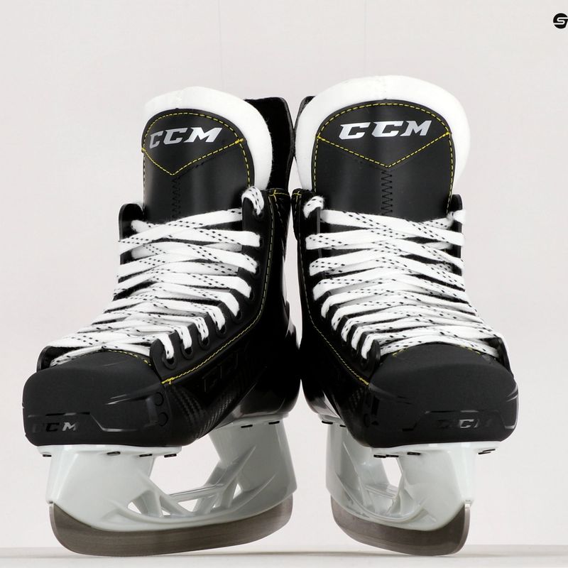CCM Super Tacks Kinder Eishockey Schlittschuhe 9350 Junior schwarz 9350JR 9