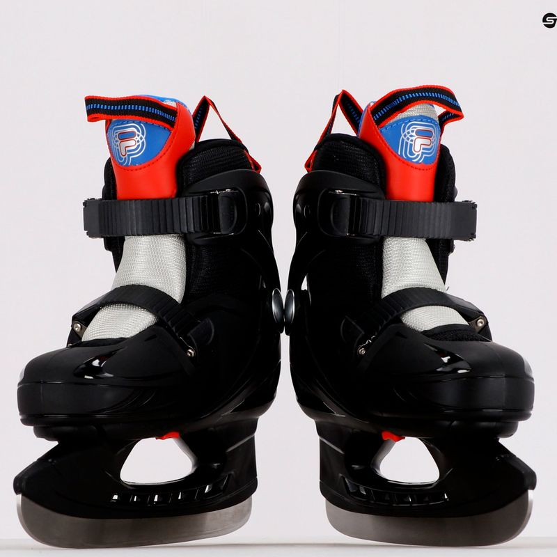 Schlittschuhe für Kinder FILA J-One HR black/red/blue 9