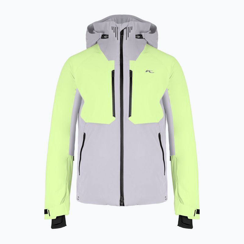 KJUS Herren-Skijacke Ligety alloy/limelight