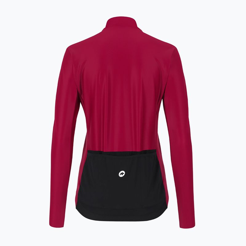 Damen Radtrikot ASSOS Uma GT Frühling Herbst Jersey C2 bolgheri rot 3