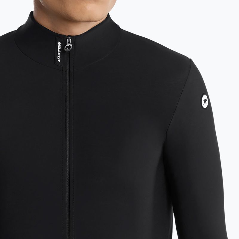 Herren ASSOS Mille GT Spring Fall Jersey C2 schwarz 8