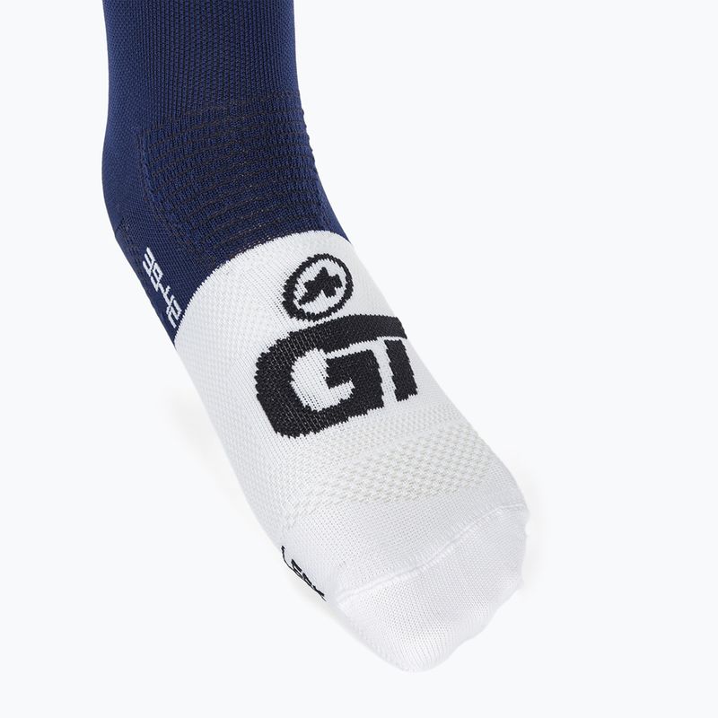 ASSOS GT C2 genesi blau Radsocken 3