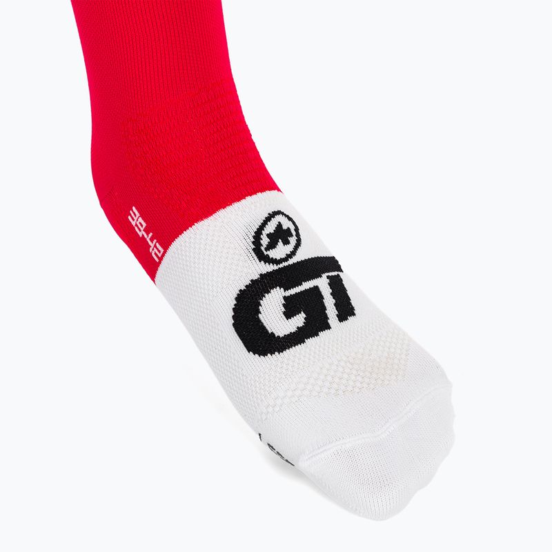 ASSOS GT C2 mondrot Radsocken 3