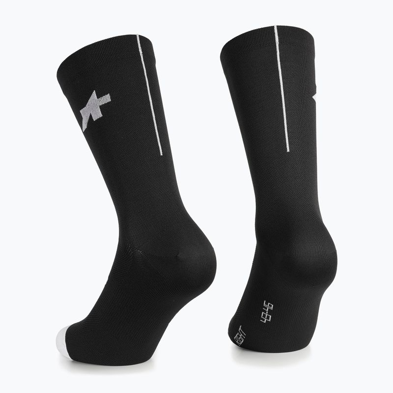 ASSOS R S9 2P Fahrradsocken schwarz 2