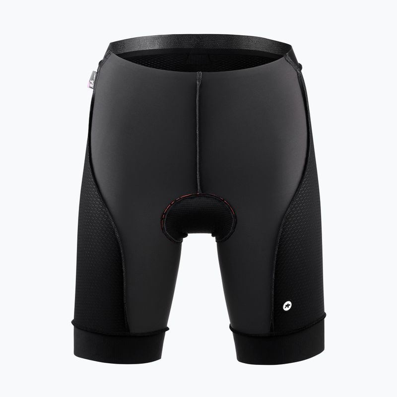 Damen-Radsport-Boxershorts ASSOS Urban Liner Shorts T5 W schwarz