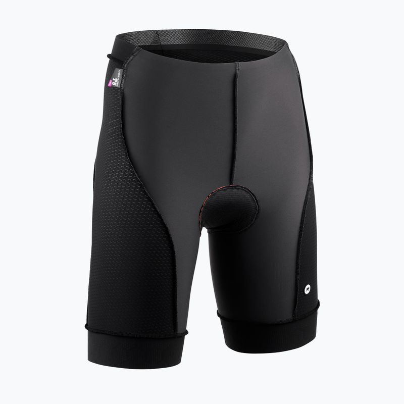 Damen-Radsport-Boxershorts ASSOS Urban Liner Shorts T5 W schwarz 3