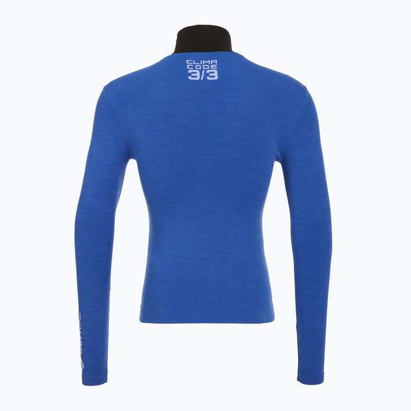 Herren ASSOS Ultraz Winter Skin Layer P1 Radfahren Longsleeve calypso blu 5