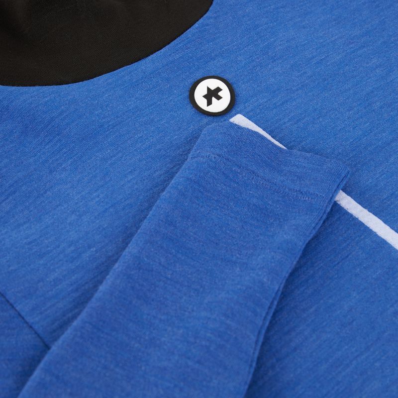 Herren ASSOS Ultraz Winter Skin Layer P1 Radfahren Longsleeve calypso blu 7