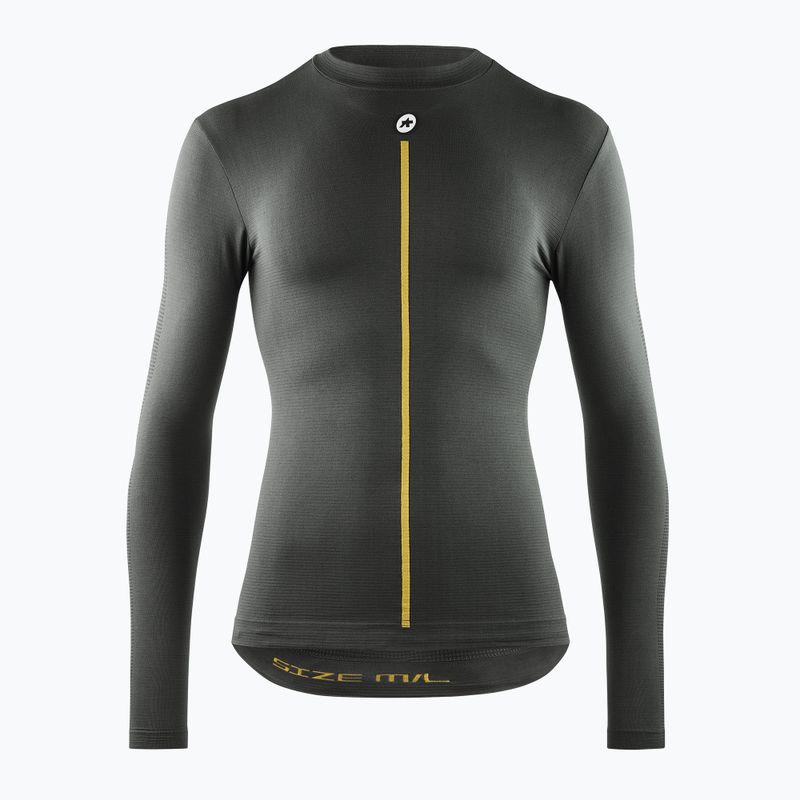 ASSOS Spring Fall Skin Layer P1 Radfahren Longsleeve anthrazit grau