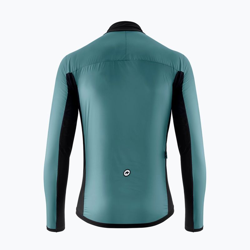 Herren ASSOS Mille GT C2 Wind Foundation grün Fahrradjacke 2