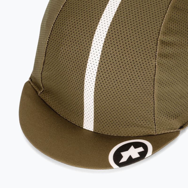 Fahrrad Cap Schirmmütze ASSOS Cap terra sand 3