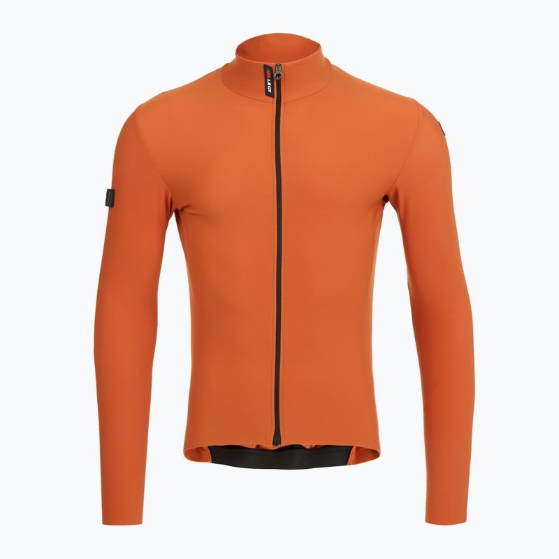 Herren ASSOS Mille GT Spring Fall C2 rostbraunes Fahrrad-Sweatshirt