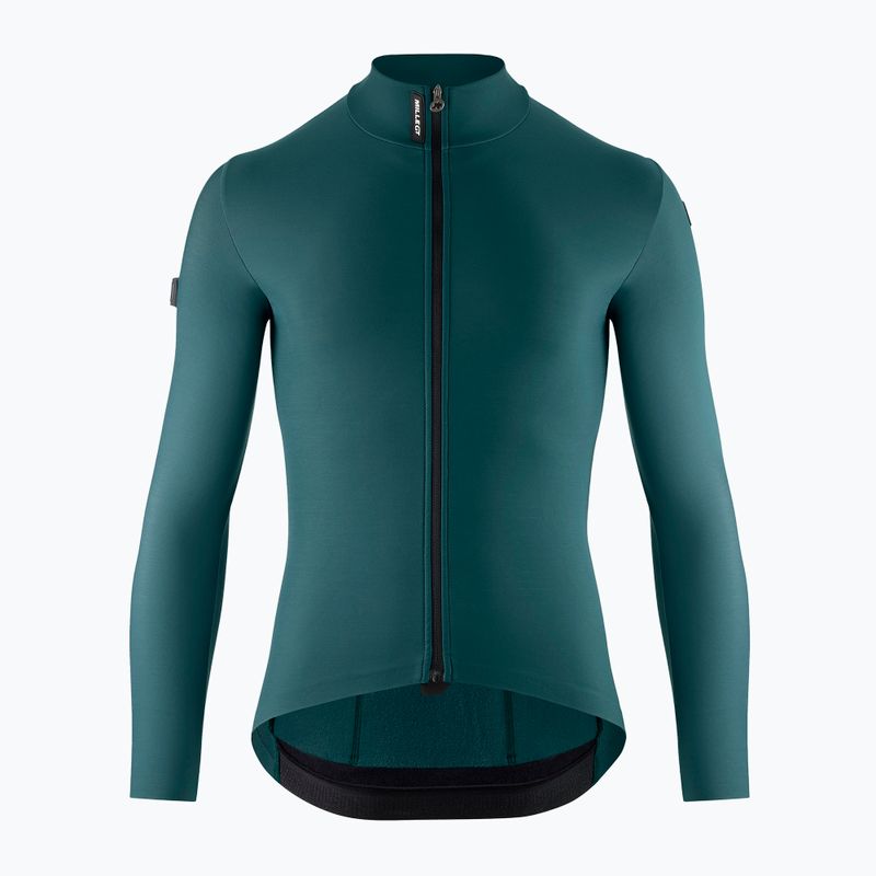 Herren ASSOS Mille GT Spring Fall C2 Stiftung grün Radfahren Sweatshirt