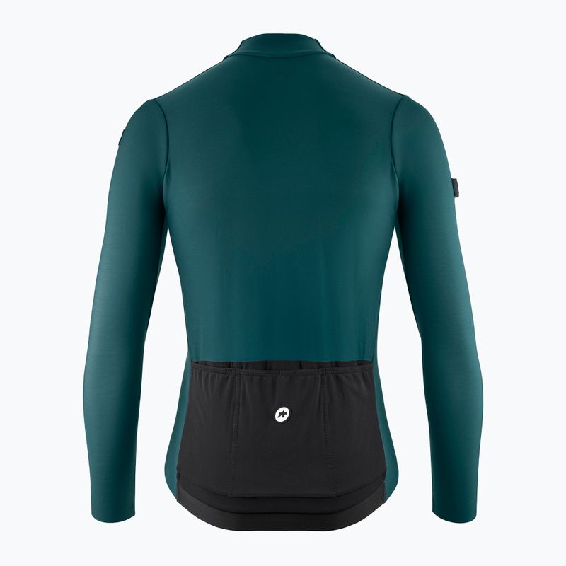 Herren ASSOS Mille GT Spring Fall C2 Stiftung grün Radfahren Sweatshirt 2