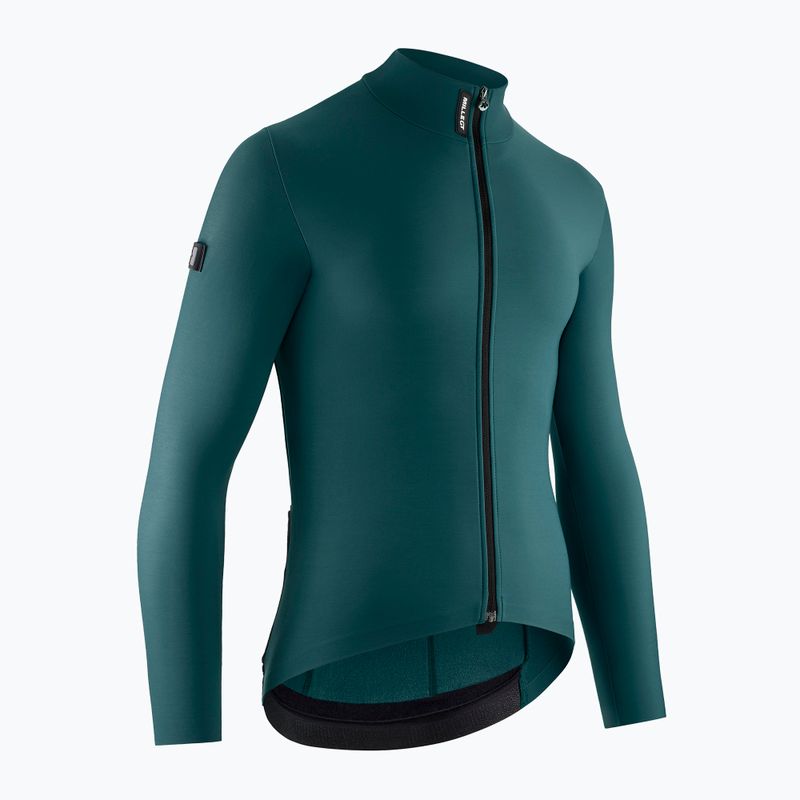 Herren ASSOS Mille GT Spring Fall C2 Stiftung grün Radfahren Sweatshirt 3