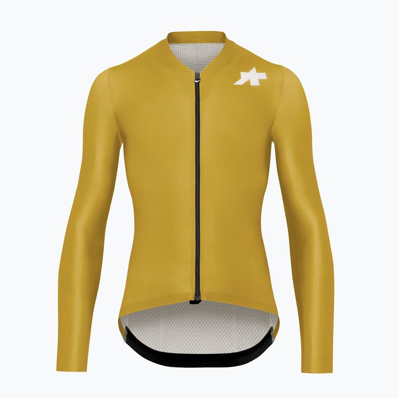 Herren Fahrrad-Langarmshirt ASSOS Mille GT S11 EVO golden yellow