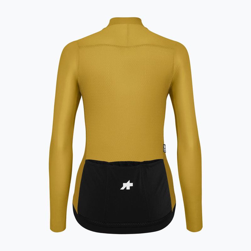 Damen Fahrrad-Langarmshirt ASSOS Uma GT S11 EVO In golden yellow 2