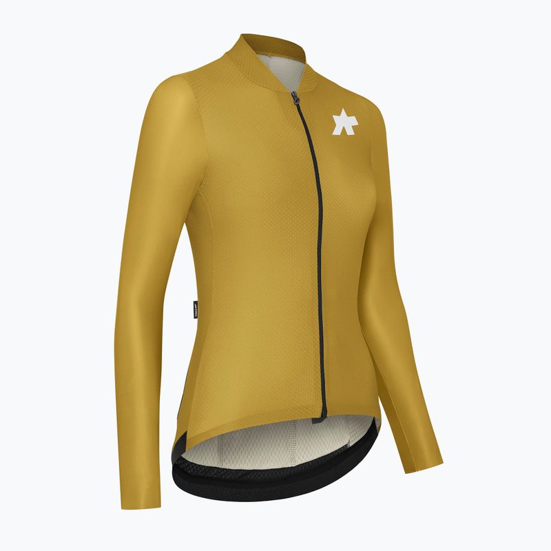Damen Fahrrad-Langarmshirt ASSOS Uma GT S11 EVO In golden yellow 3