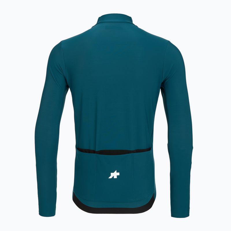 Herren-Radlongsleeve ASSOS Mille GT Spring Fall Jersey S11 deep petrol 2