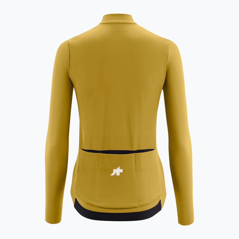 Damen Langarm-Radtrikot ASSOS Mille GT Spring Fall Jersey S11 golden yellow 2