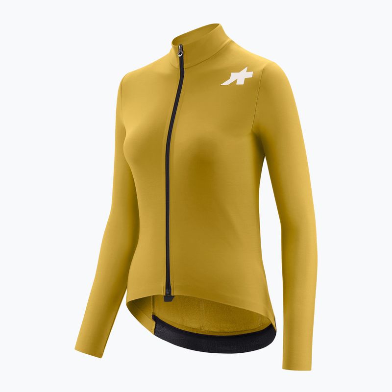 Damen Langarm-Radtrikot ASSOS Mille GT Spring Fall Jersey S11 golden yellow 3