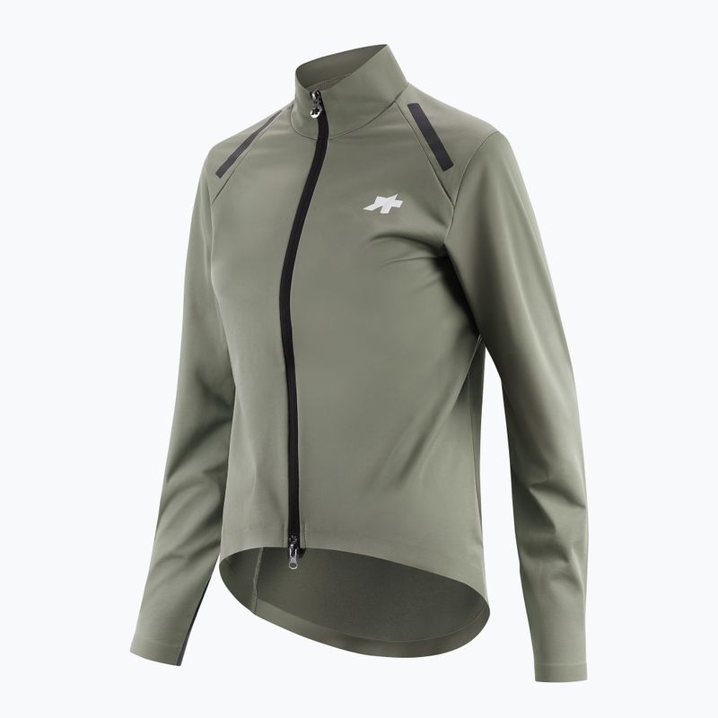 Damen-Fahrradjacke ASSOS Mille GT Shell S11 Evo edge green 3