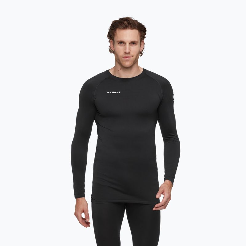 Thermoaktives Herren-Sweatshirt Mammut All-Mountain Seamless BL Mid black/white