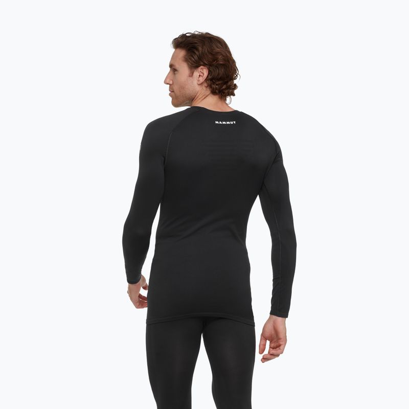 Thermoaktives Herren-Sweatshirt Mammut All-Mountain Seamless BL Mid black/white 2
