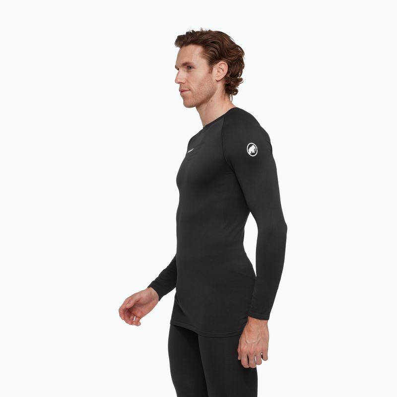 Thermoaktives Herren-Sweatshirt Mammut All-Mountain Seamless BL Mid black/white 3