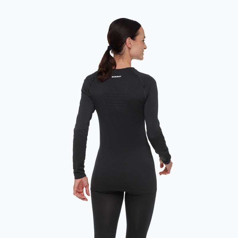 Damen Thermoaktiv-Longsleeve Mammut All-Mountain Seamless BL Mid black/white 2