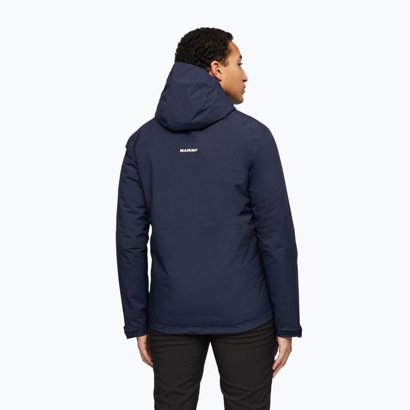 Herren-Regenjacke Mammut Linard HS Thermo Hooded Jacket Men marine 2