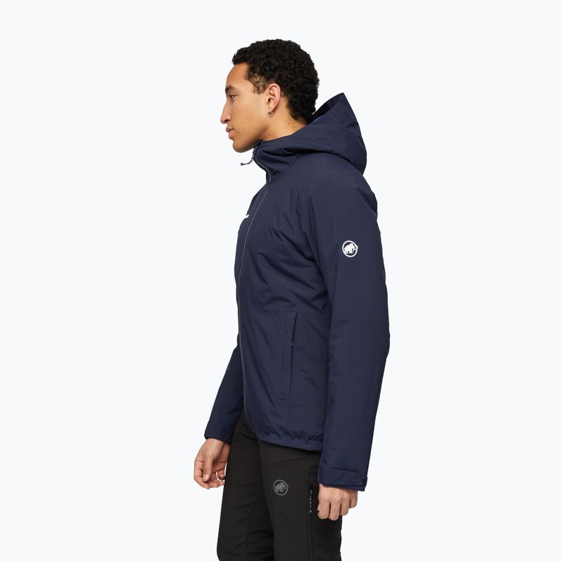 Herren-Regenjacke Mammut Linard HS Thermo Hooded Jacket Men marine 3