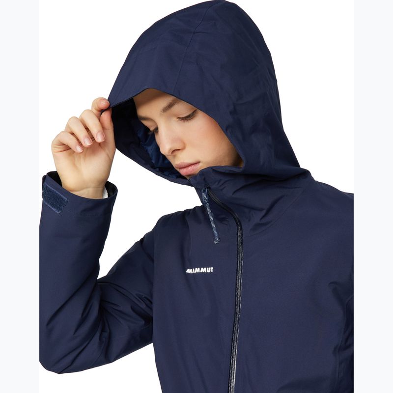 Damen-Regenjacke Mammut Linard HS Thermo Hooded Jacket Women marine 5