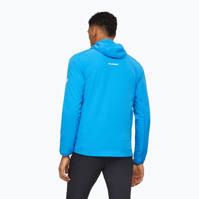 Herren-Trekkingsweatshirt Mammut Madris Light ML Hooded Jacket Men glacier blue/marine 3