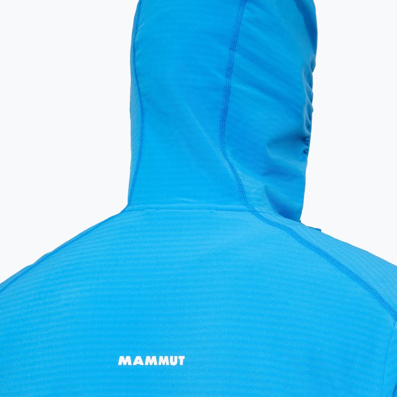 Herren-Trekkingsweatshirt Mammut Madris Light ML Hooded Jacket Men glacier blue/marine 6