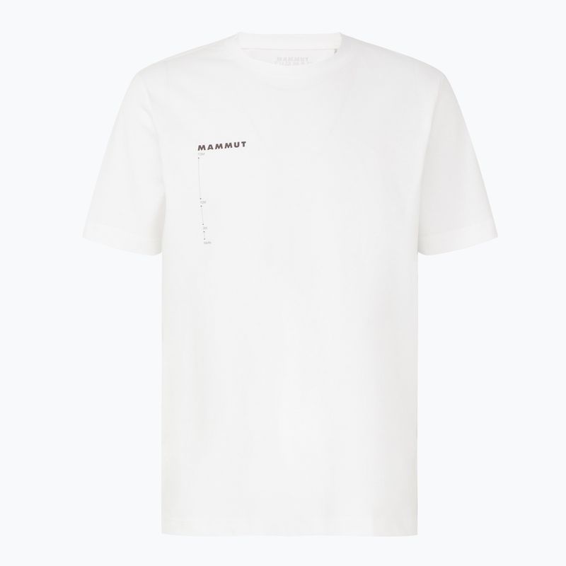 Herren-Shirt Mammut Base T-Shirt Men Avy white 4