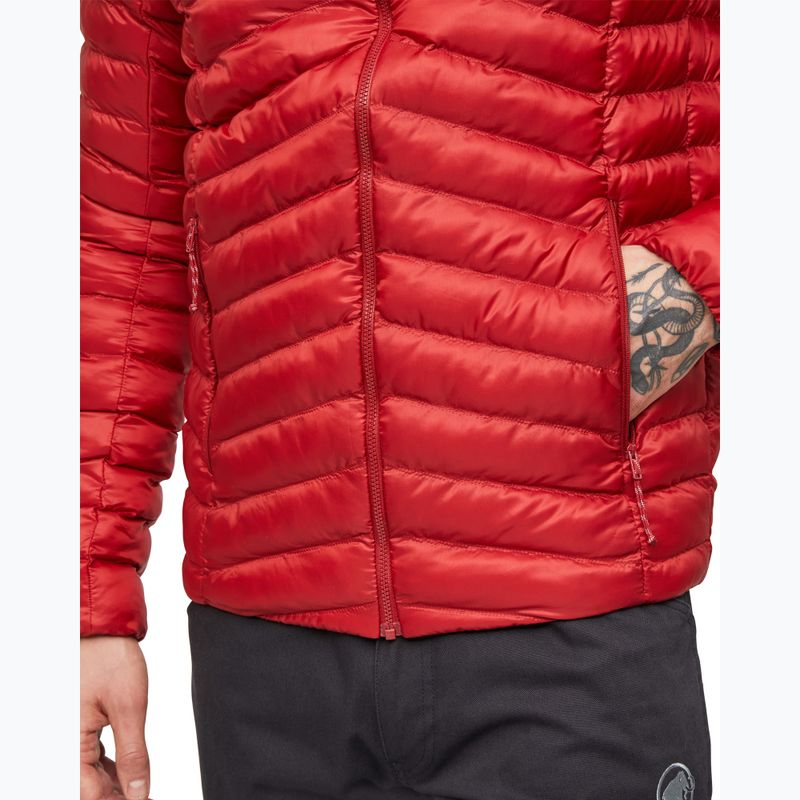 Gefütterte Herrenjacke Mammut Albula IN Hooded Jacket Men dark mammut red 8