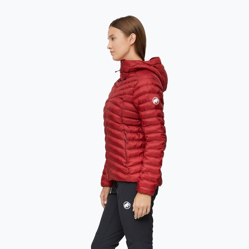 Gefütterte Damenjacke Mammut Albula IN Hooded Jacket Women dark mammut red 4