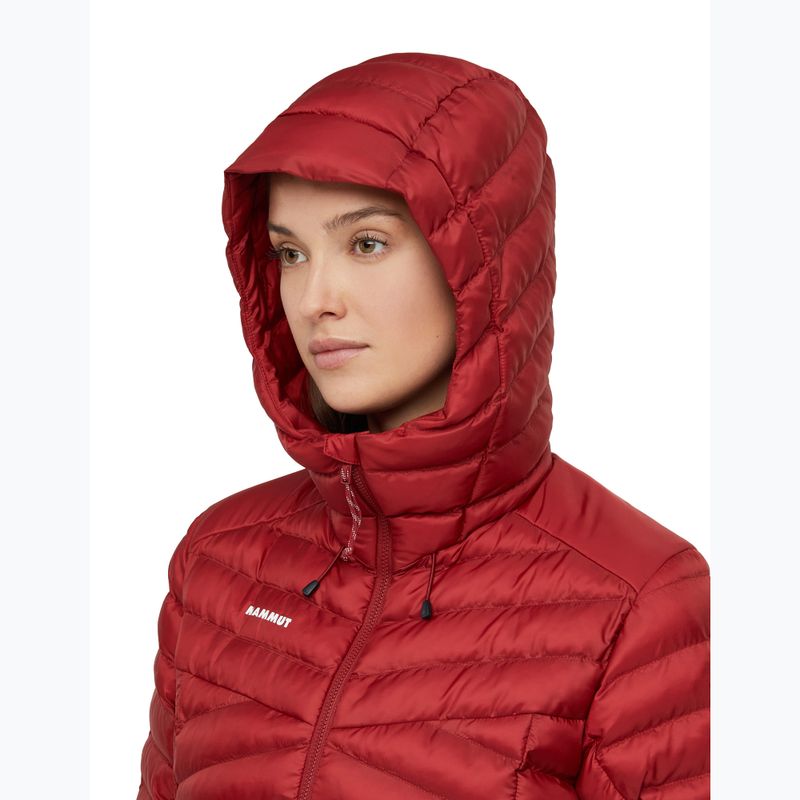 Gefütterte Damenjacke Mammut Albula IN Hooded Jacket Women dark mammut red 6