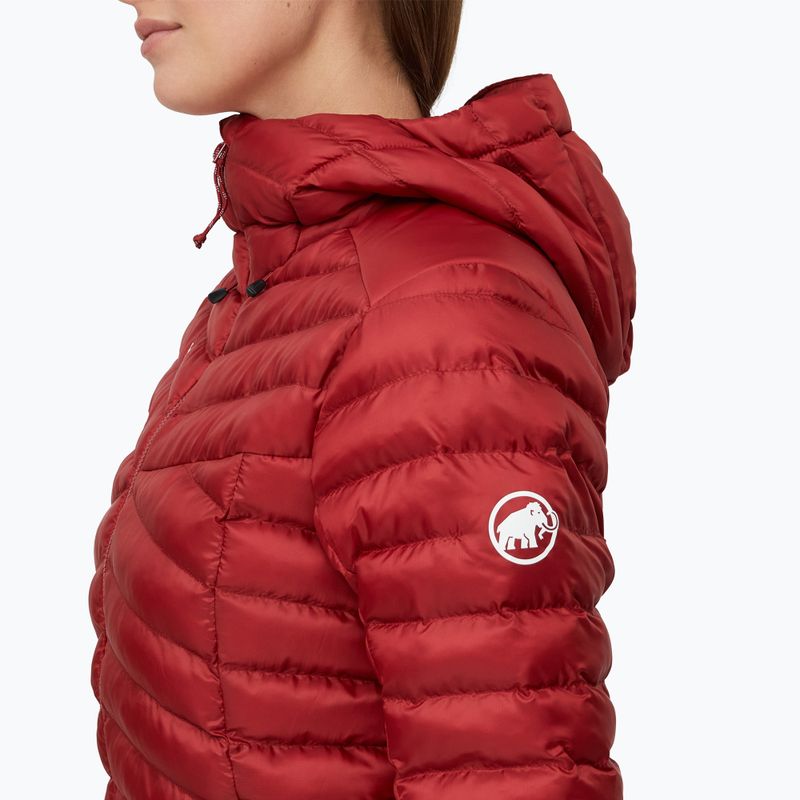 Gefütterte Damenjacke Mammut Albula IN Hooded Jacket Women dark mammut red 7