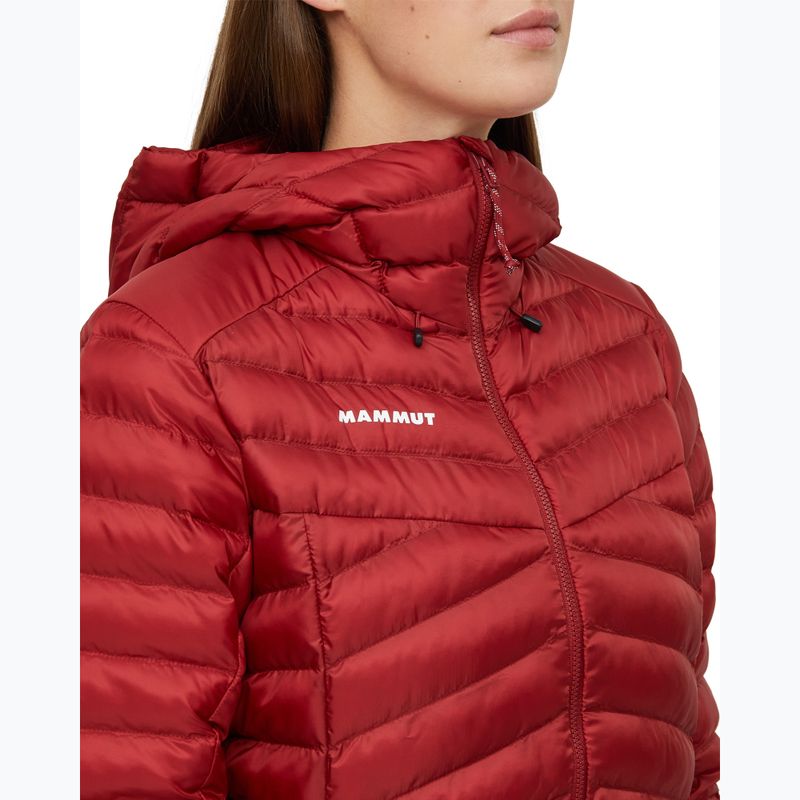 Gefütterte Damenjacke Mammut Albula IN Hooded Jacket Women dark mammut red 9
