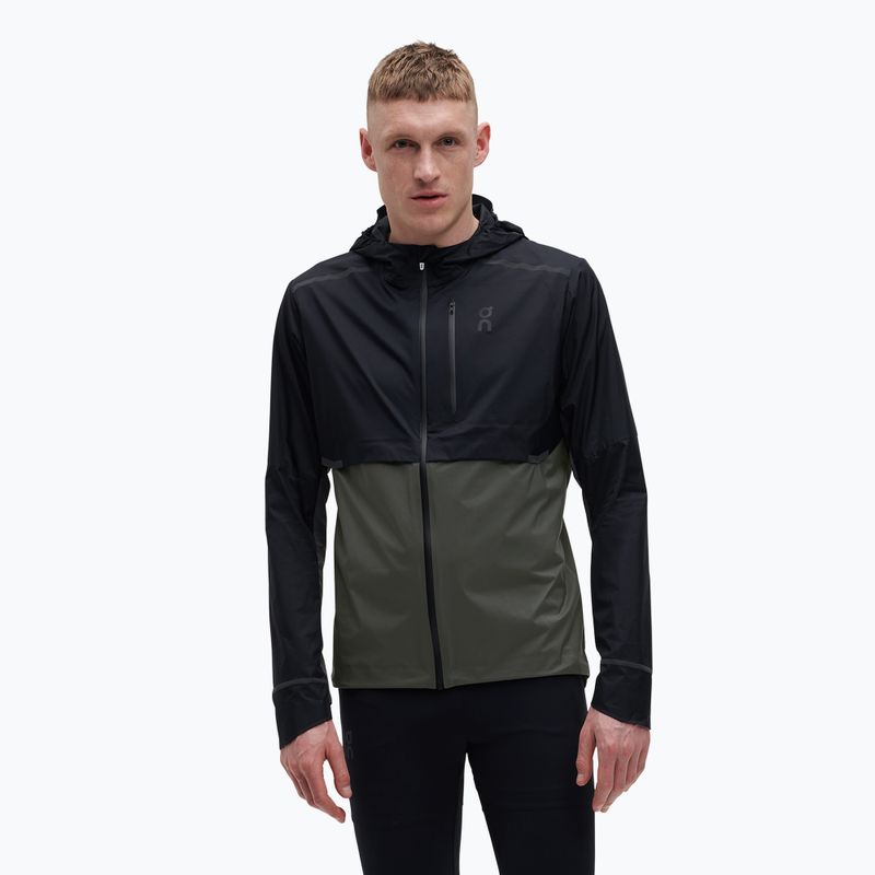 Men's On Running Wetterjacke schwarz/shadow