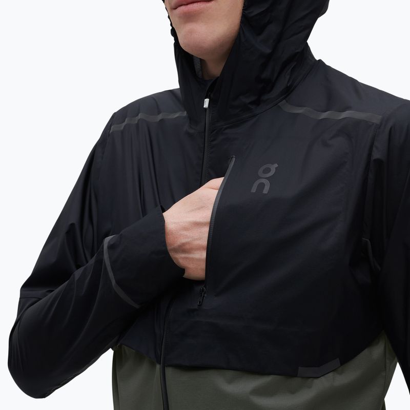 Men's On Wetterjacke schwarz/shadow 4