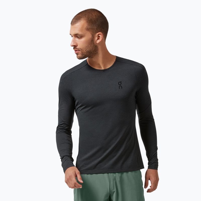 Men's On Running Performance Langarmshirt schwarz