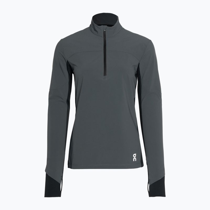 Damen Hoodie Sweatshirt On Running Trail Breaker dark/black