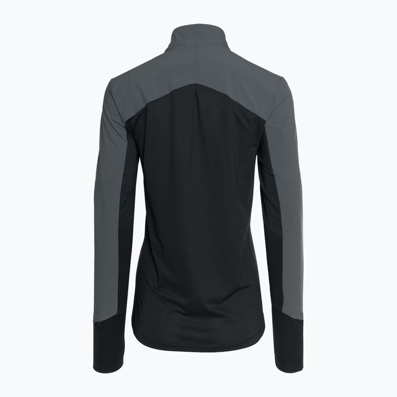 Damen Hoodie Sweatshirt On Running Trail Breaker dark/black 2