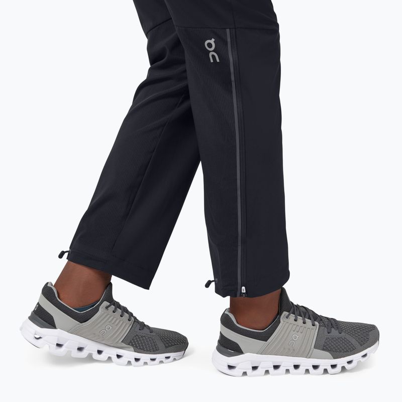 Herren Laufhose On Track schwarz 6