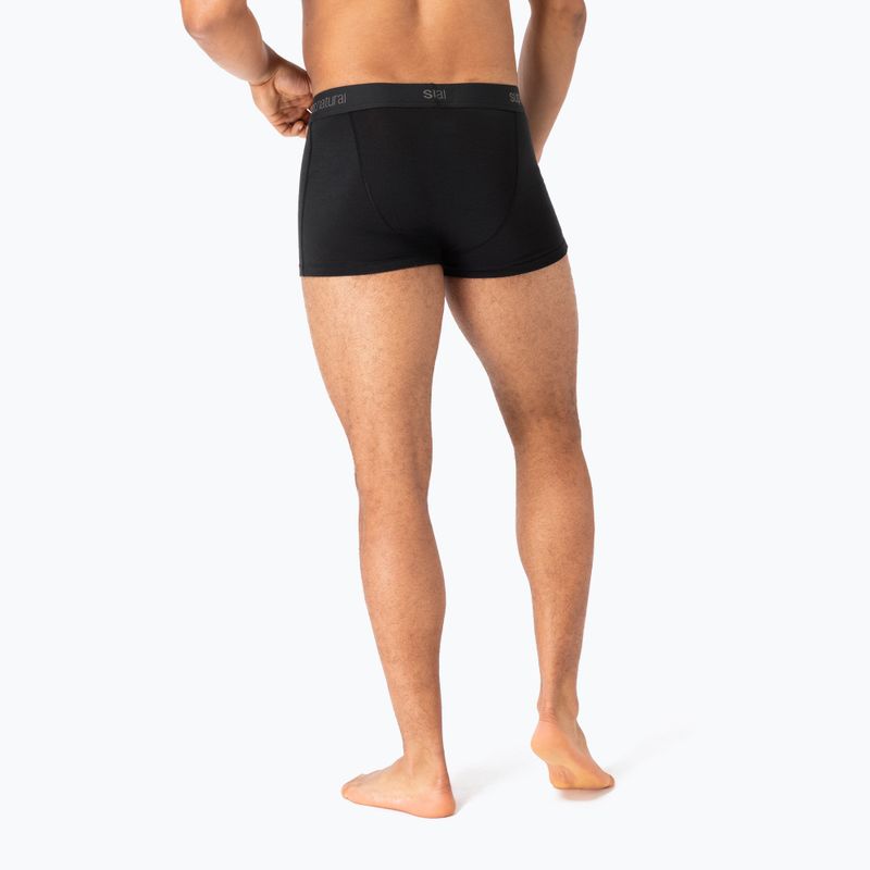 Herren Thermo-Boxershorts super.natural Tundra 175 2er-Pack jet black/jet black 5