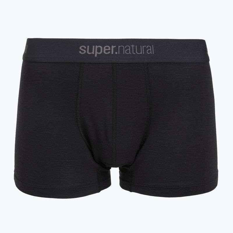 Herren Thermo-Boxershorts super.natural Tundra 175 2er-Pack jet black/jet black 2