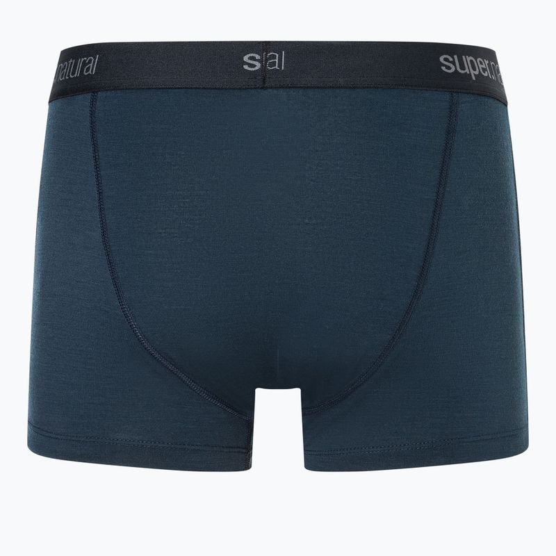 Herren Thermo-Boxershorts super.natural Tundra 175 2er-Pack blueberry/blueberry 2